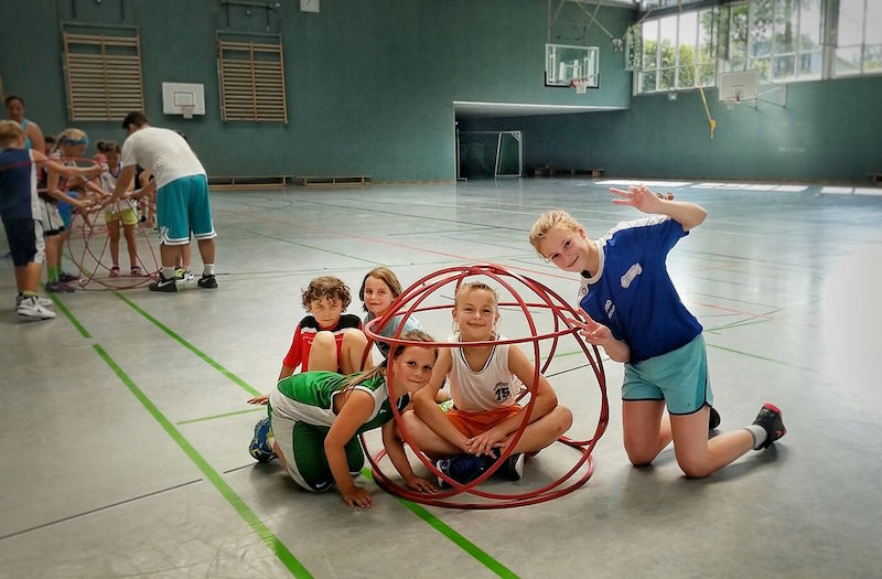 Auch der Spaß im Training kam trotz des vollen Programms nicht zu kurz. //Foto: BVSA